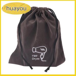 huayou ไดร์เป่าผมมีเชือกผูกสำหรับจัดเก็บกระเป๋าใส่ไดร์เป่าผมจัดภาชนะใส่เครื่องเป่าผมเครื่องประดับโรงแรมกล่องผ้าฝ้ายอุปกรณ์เครื่องมือเป่าผม