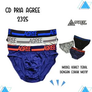 [ISI 3] Celana Dalam Olahraga Pria AGREE 2325 Pinggang Karet MODEL BOXER Sport  / Pakaian Dalam Cowok