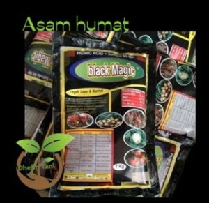 Asam humat Black Magic kemasan pabrik 1kg - pupuk pembenah tanah