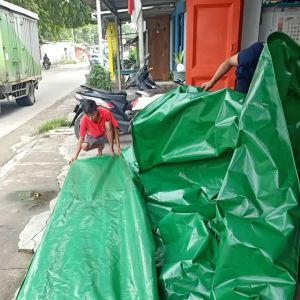 Terpal Korea Tipe A12 Ukuran 5x8m Warna Hijau