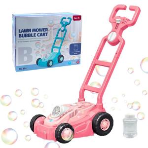 Automatic Bubble Lawn Mower Machine with Light Perfect Toy for Kids