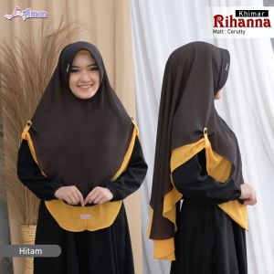 KHIMAR RIHANNA AINUN / KHIMAR CERUTY 2 LAYER TERBARU