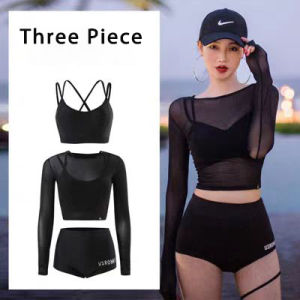 3-in-1 Padded Summer Swimsuit for Women High Quality Swimwear for Women Holiday Beach Wear Women Outfit Beachwear Three Piece Set
