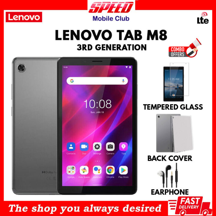 Lenovo Tab M8 3rd Gen | LTE 4G | 3GB+32GB | Global ROM | Brand New