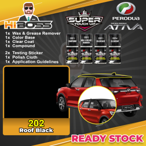 【 PERODUA ATIVA Touch Up Paint 】 4in1 Touch Up Combo Set Waterproof Car Paint Clear Scratch Removal Calar Kereta 补漆 车漆