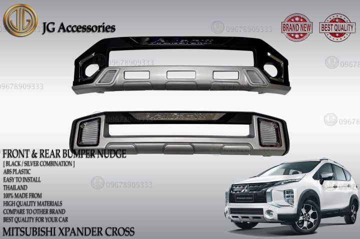 MITSUBISHI XPANDER CROSS 2020 2021 FRONT AND REAR BUMPER GUARD / FRONT ...