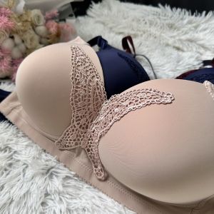 Bra Plus Size Cup D/E #40~50 Wireless Full Coverage Thin Span Silk Smooth Bra / Baju Dalam Tanpa Dawai Kain Sejuk #DD223