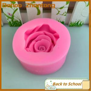 Behoo 3D Flower Rose shape Silicone Fondant Soap Cake Mold Cupcake Baking Tool