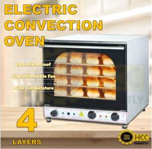 Electric Convection Oven Baking Grilling Steaming with Blower and Steam Heavy Duty