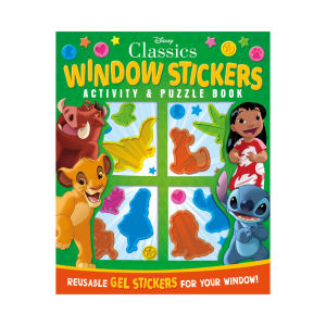 Disney Window Stickers Book With Reusable Gel Stickers