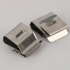 LEI 10PCS Solar Panel Cable Clips Stainless Steel PV Wire Clip Locking Clamps For 4 Square 2-Wire Cable Wiring Accessories