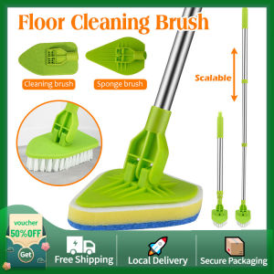 Toilet Brush 2 In 1 Tub Tile Scrubber Brush 180 Rotation Long Handle Brush  Floor Brush Bathroom Cleaning Brush Berus Lantai Berus Bilik Air
