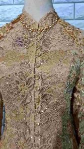 Set Kebaya Modern: Kebaya Mocca Termurah, Ibu Hajat & Slendang