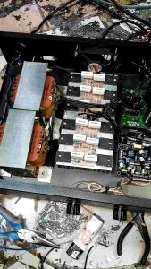 POWER Amplifier Rakitan 10 Amper dobel