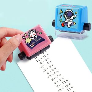 EMERRY Number Children Math Stamp Cartoon DIY Roller Arithmetic Seal Creative Division Teaching Aids