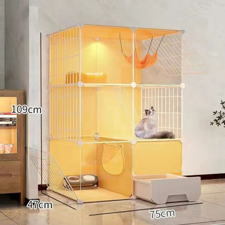 Cat Villa Cat House Household Indoor Cat Cage Transparent Living Room