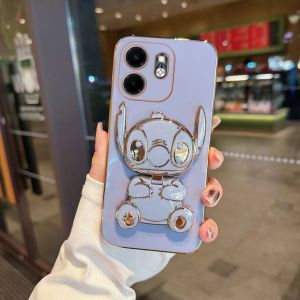 Softcase Infinix Smart 9 Hot 50i Casing Silicon Dudukan Stich Plating