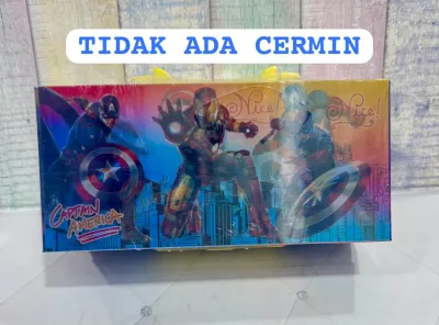 kotak pensil KODE 3 TINGKAT metalik 3dimensi/pencil case password/kotak pin