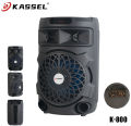 FREE USB KASSEL 8Inches Portable Karaoke Bluetooth Speaker FREE Wired MIC K-800. 