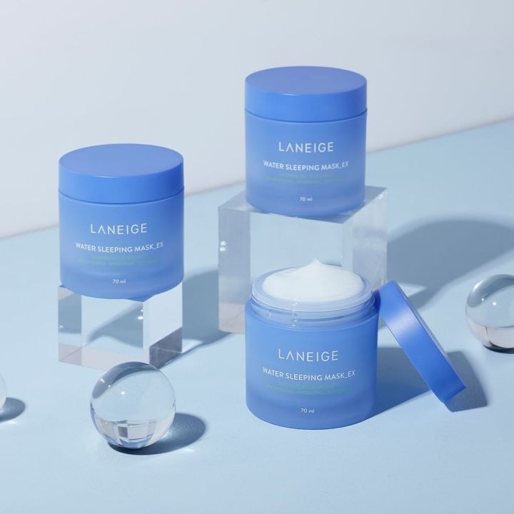 [Best Seller] LANEIGE Water Sleeping Mask EX 25ml. Overnight mask. Moisturizer for glow and healthy skin. Suitable for all skin types
