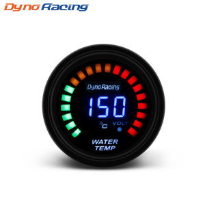 Dynoracing 52mm 2 Inch LCD Digital Water Temp Gauge With Sensor water Temperature gauge car meter