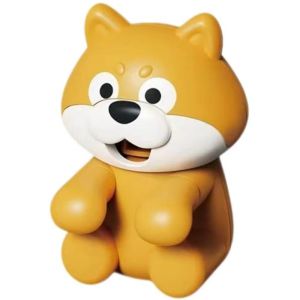 OKKFINE Cartoon Dog Shaped Fan USB Powered Clip-On Cup Bowl Fan Portable Mini Handheld Fan for Cup Bowl Noodles Water Cooling Artifact