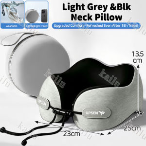 U-Shaped Memory Foam Neck Pillow Portable Travel Office Rest Pillow Soft Comfort Sleep Pillow for Home and Travel
