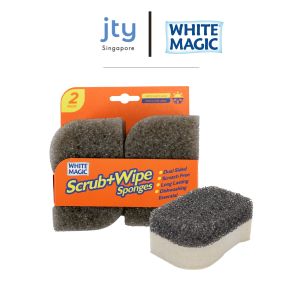 White Magic Scrub+Wipe Sponges