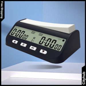 Chess Clock with Basic Delay and Positive Time Features Competition Game Stopwatch for Chess Game I-GO and Chinese Chess