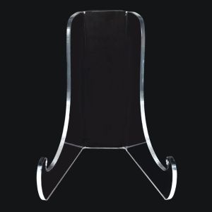 JOYFUL YOU Clear Flat Plate Stand 60-Degree Angle Acrylic Display Easel Stand Easel Stand Multipurpose Book Stand Picture Frame