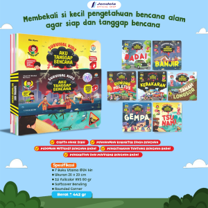 (Isi 6 Buku) Paket Buku Anak Survival Kids Aku Tanggap Bencana Membekali Si Kecil Pengetahuan Bencana Alam Agar Siap Dan Tanggap Bencana - Ziyadbooks