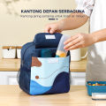ecentio tas bekal makan cooler bag lunch bag portable. 