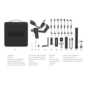 FeiyuTech SCORP 2 3-Axis Camera Handheld Stabilizer อุปกรณ์กันสั่นอัจฉริยะ รับน้ำหนักได้ 2.5 kg