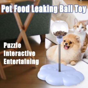 OUTOPEN Funny Interactive Pet Food Dispenser Suction Cup Reliable Pet Snack Feeder Kitten Exercise Toys DIY Pet Puzzle Toys Pet Accessories