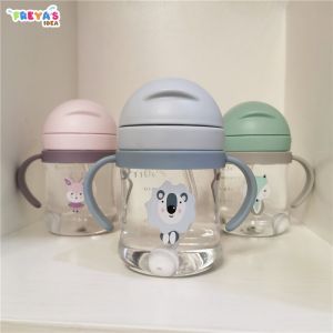 FR-C759 Botol Minum Anak Sedotan 250ML Gelas Minum Bayi Training Cup Baby Botol Minum Karakter Anti