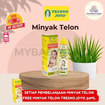 Minyak Telon Tresno Joyo | Minyak Telon Tresno Joyo 100ml Free 30ml | Minyak Telon Tresno Joyo Original