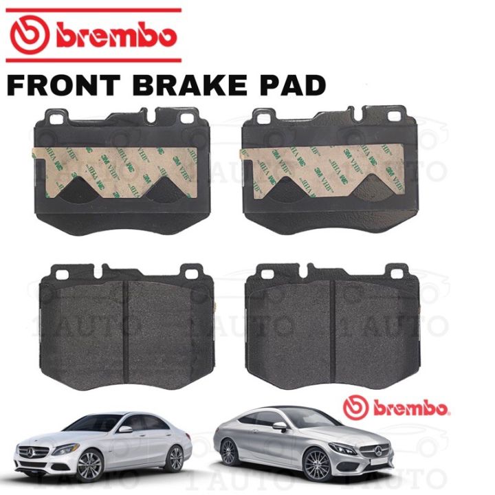 GENUINE BREMBO FRONT BRAKE PAD MERCEDES W205 C350e C300 Lazada