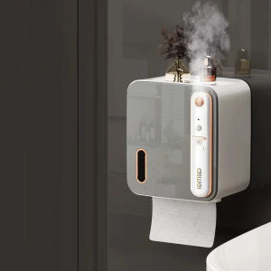 Toilet Paper Holder Intelligent Aromatherapy Toilet Tissue Toilet Paper Storage Rack Roll Up Paper Boxes Bathroom accessorie