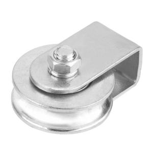 Lifting Wheel 0.3Tons Pulley Roller Professional Sturdy Pulley Block Half-pack Acyclic Bearing Pulley Block Wire Rope