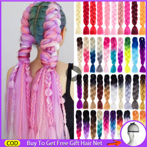 on sale 24 Inch wig for women human hair original Braided Synthetic Hair Wig Twist Girls Hairs Extension Hairpieces