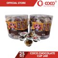 【BUY 1 TAKE 1】COCO Chocolate Cup Jar 25pcs |Choco Choco N Cookies| Snack BonbonN Cookies. 