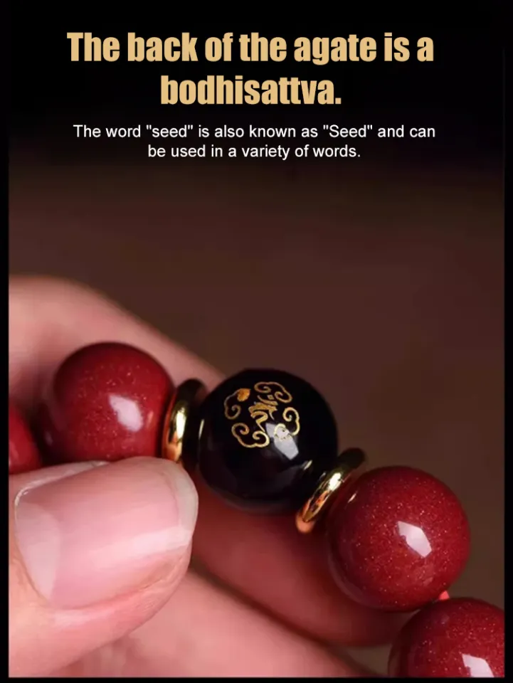 Zodiac Bracelet Amulet Cinnabar Buddha Zodiac Bracelet Guardian