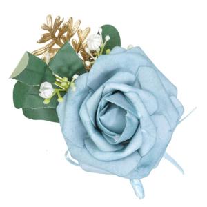 ชุดดอกไม้ช่อดอกไม้ที่ข้อมือสำหรับเพื่อนเจ้าสาวชุดเจ้าบ่าวชุดกำไลข้อมือช่อดอกไม้สำหรับงานเลี้ยงงานแต่งงาน