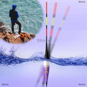 [COD] Shinia Smart LED Fishing Float 2Light Highly Sensitive Remind Buoy Gravity Sensor Glowing Electric Night Fishing Long Tail Float