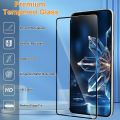 JAZZ FE Tempered USE fingerprint To Unlock - CLEAR For Samsung Ai Galaxy S24 S24FE S24+ S24Ultra S23 S23+ S22 S22+ S21 S21+ Tempered Kaca ESD+ Temperd Glass ESD + Tempred White Putih transparant Transparent Black Gores yang  CLEAR Tipis Thin 5G ULTRA Plus. 