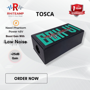 Rhiteamp Mic Booster Box V1 untuk penguat microphone dynamic