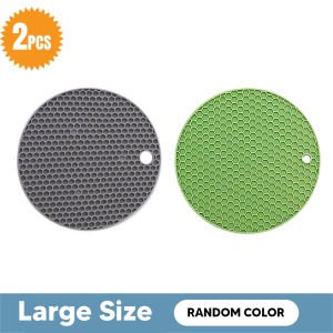 Innohut Multipurpose Non-Slip Silicone Mat Heat Insulation Pad Silikon Alas Honeycomb Coaster Heat Resistant Pot Mat