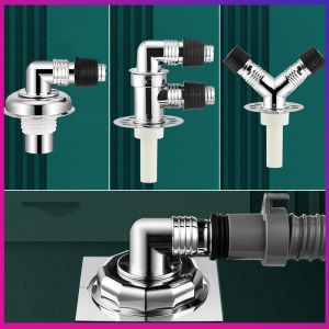 【COD】Anti Leak Washing Machine Drain Hose To Floor Grate Adaptor Drain Hose Cover Penutup Paip Mesin