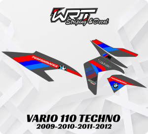 Striping Stiker Decal Vario 110 Techno 2009 2010 2011 2012 BMW