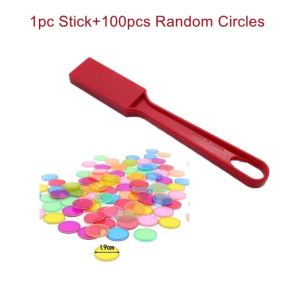 YUDESHUI Cây đũa từ tính Bộ Bingo Từ Tính Phân loại màu sắc ABS Bộ gậy đánh số Bingo Nhiều màu sắc Bộ trò chơi giáo dục Học tập trong lớp học